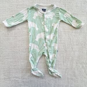 Kickee Pants Baby Walrus Sleeper GUC 0-3mo